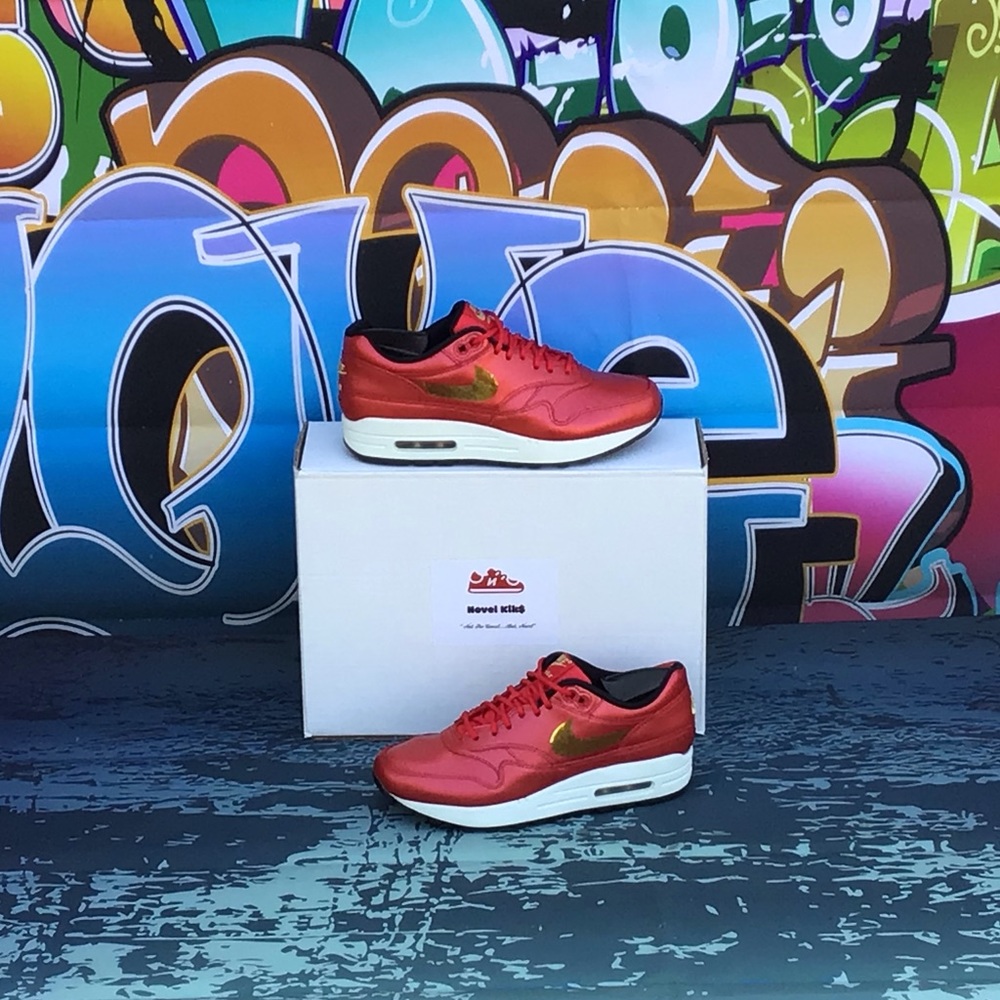 Air Max 1 “Red Gold Sequin”